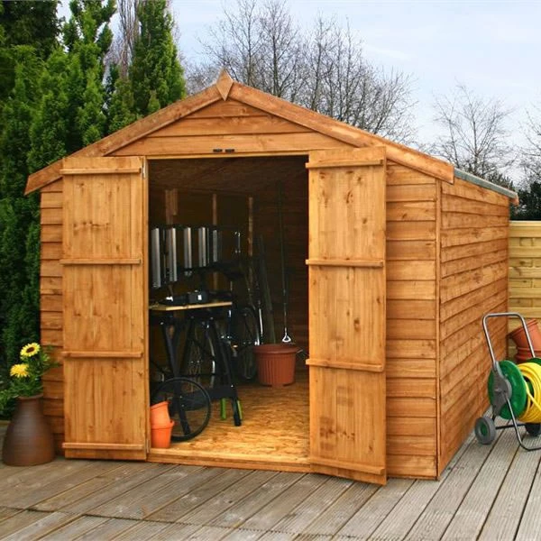 12 X 8 Windowless Overlap Apex Wooden Garden Shed 3 12 X 8 Windowless Overlap Apex Wooden Garden Shed