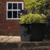Stewart 48cm Low Square Basalt Planter 2 Stewart 48cm Low Square Basalt Planter -Fresh Gardenly Store l Stewart low square basalt 48cm