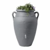 Garantia Antique Amphora Water Butt, 360 Litres, In Dark Granite -Fresh Gardenly Store l amphora granite 2 1