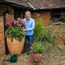 Garantia Antique Amphora Water Butt, 360 Litres, In Terracotta