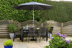 Hartman Aurora Rectangular 6 Seater Dining Set In Xerix/Zenith