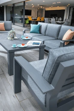 Hartman Aurora Lounge Set In Matt Xerix/Zenith -Fresh Gardenly Store l aurora lounge set xenith 3