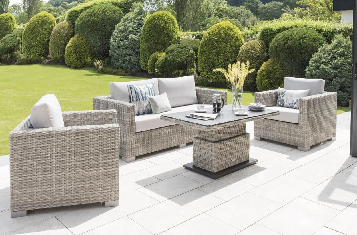 LIFE Aya Weave Sofa Lounge Set - Yacht/Mouse Grey 3 LIFE Aya Weave Sofa Lounge Set - Yacht/Mouse Grey