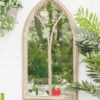Stone Effect Steel Church Window Wall Mirror -Fresh Gardenly Store l churchmirror