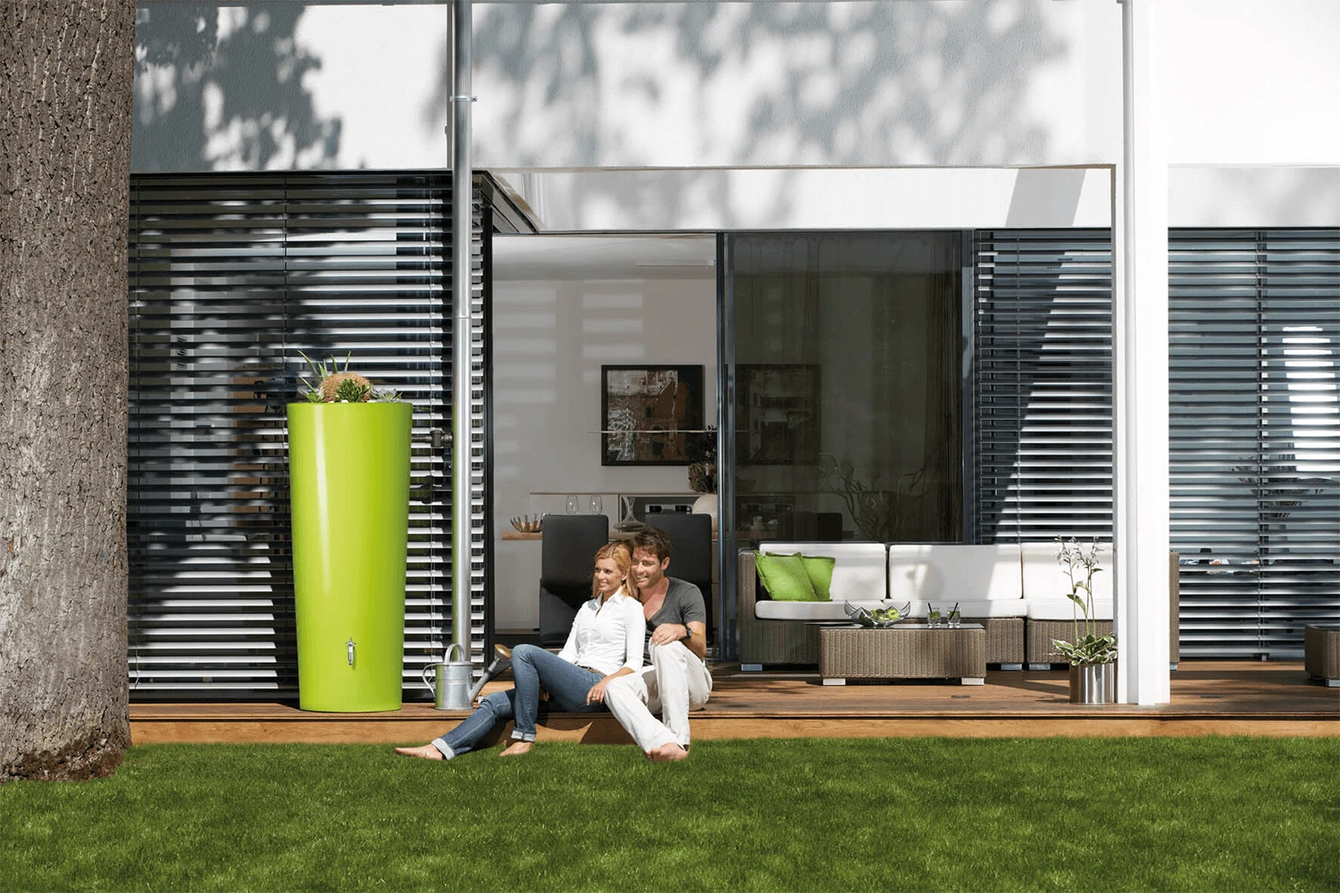 Garantia Color 2In1 Water Tank, 350 Litres, In Apple 3 Garantia Color 2In1 Water Tank, 350 Litres, In Apple