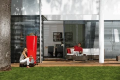 Garantia Color 2In1 Water Tank, 350 Litres, In Tomato