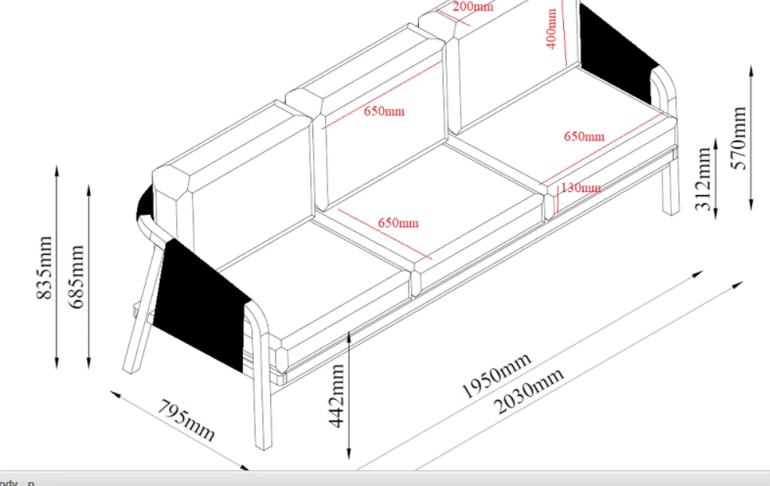 Kettler Cora Rope 3 Seat Garden Sofa Set 7 Kettler Cora Rope 3 Seat Garden Sofa Set - Image 5