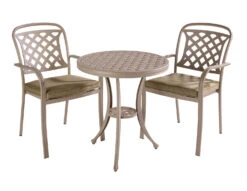Hartman Berkeley Bistro Set In Maize / Wheatgrass -Fresh Gardenly Store l hartman berkeley bistro maize wheatgrass studio
