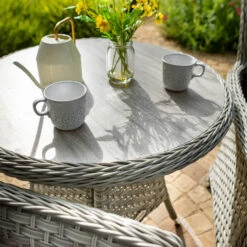 Hartman Heritage Tuscan Bistro Set In Ash / Slate -Fresh Gardenly Store l hartman heritage tuscan bistro set ash 3