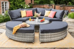 Hartman Heritage Grand Round Casual Dining Set And Day Bed In Ash / Slate 8 Hartman Heritage Grand Round Casual Dining Set And Day Bed In Ash / Slate -Fresh Gardenly Store l heritage daybed ash 2