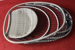 Holly Single Folding Hanging Egg Chair Cocoon In Grey -Fresh Gardenly Store l holly single hanging egg chair cocoon folded