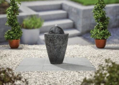 Kelkay Modern Collection Dappled Column Water Feature