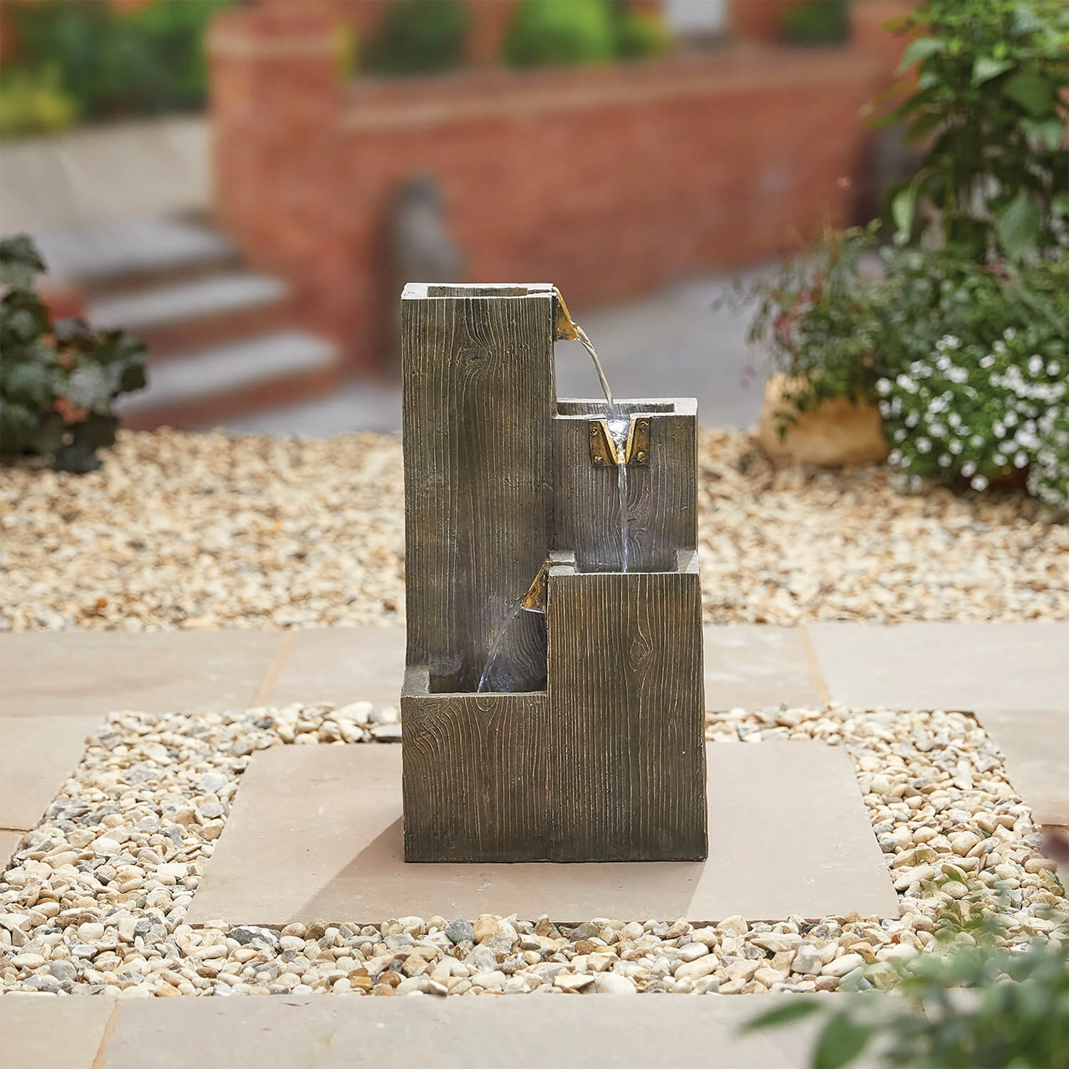 Kelkay Traditional Collection Coastal Sleepers Water Feature 3 Kelkay Traditional Collection Coastal Sleepers Water Feature