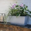 Kelkay Plant Avenue Stone Collection Terrazzo Trough In Light Grey -Fresh Gardenly Store l kelkay terrazzo trough grey