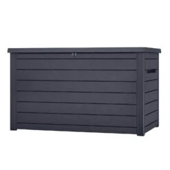 Keter Ontario XXL Deck Storage Box - Anthracite -Fresh Gardenly Store l keter ontario xl storage box anthracite studio