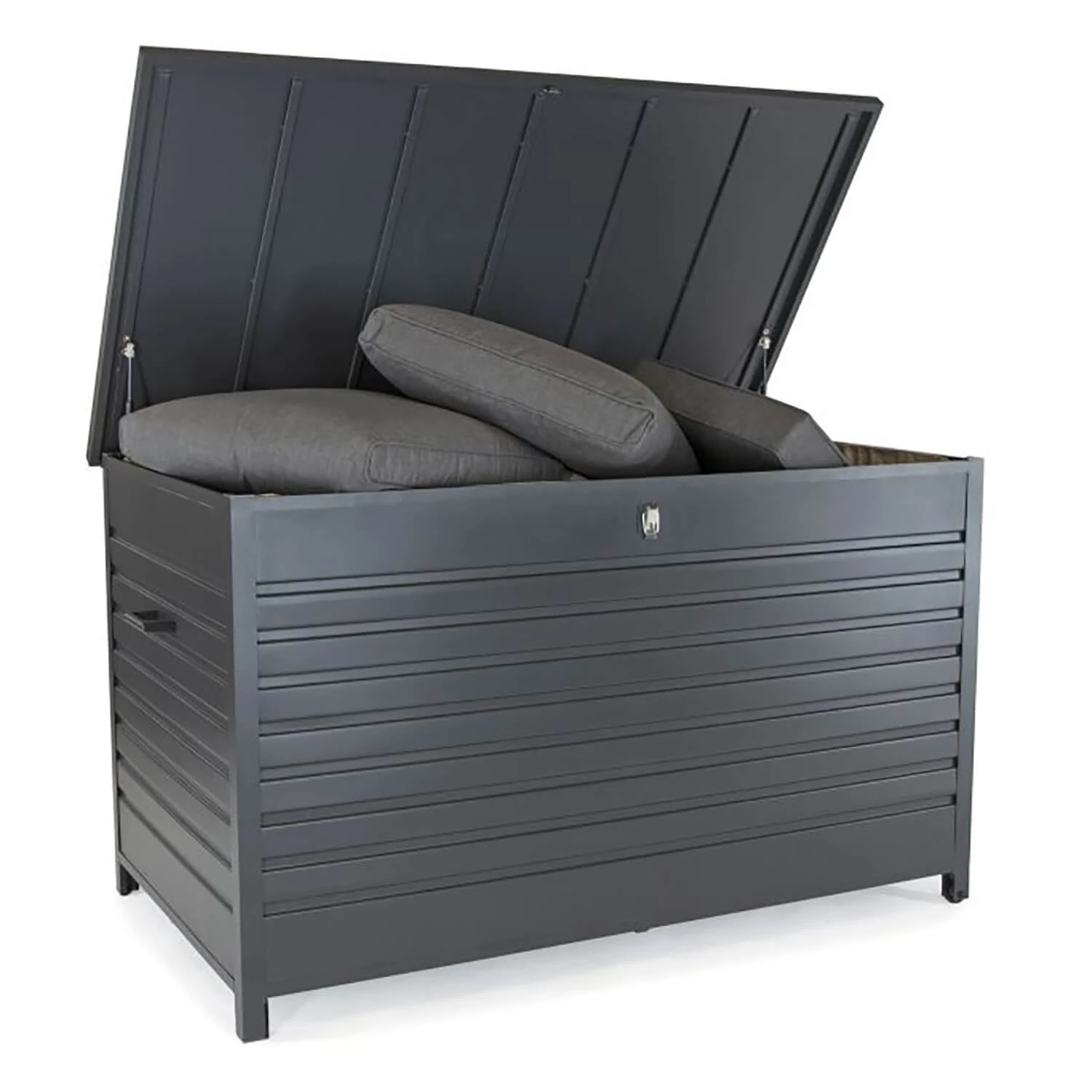 Kettler Large Aluminium Storage Box In Grey 4 Kettler Large Aluminium Storage Box In Grey - Image 2