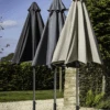 Hartman 3x2m Luxury Parasol - Dark Grey 2 Hartman 3x2m Luxury Parasol - Dark Grey -Fresh Gardenly Store l luxury square parasol grey