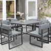 Kettler Menos Versa 8 Seat Compact Dining Set -Fresh Gardenly Store l menos8