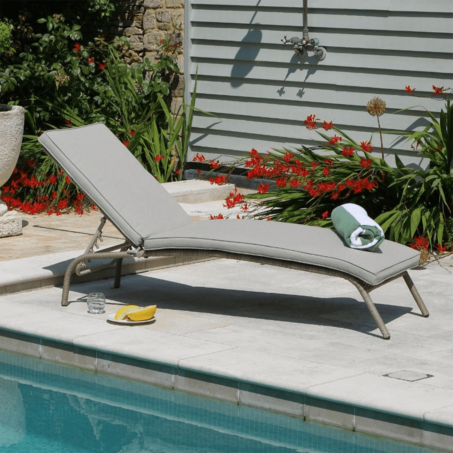 LG Monaco Stone Sunlounger 3 LG Monaco Stone Sunlounger
