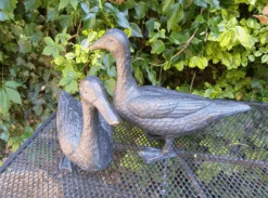Pair Of Duck Garden Ornaments In Cast Aluminium With Antique Bronze Finish 13 Pair Of Duck Garden Ornaments In Cast Aluminium With Antique Bronze Finish -Fresh Gardenly Store l pair of ducks 5