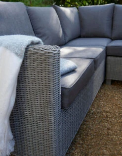 Kettler Palma Right Hand Corner Sofa Set In White Wash With Glass Top Table -Fresh Gardenly Store l palma corner white wash 4