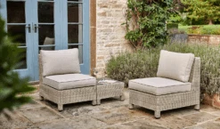 Kettler Palma Low Companion Set In Oyster And Stone
