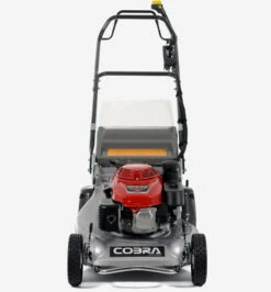 Cobra Pro 21" Self Propelled Petrol Lawnmower With Rear Roller -Fresh Gardenly Store l rm53sphpro front 1