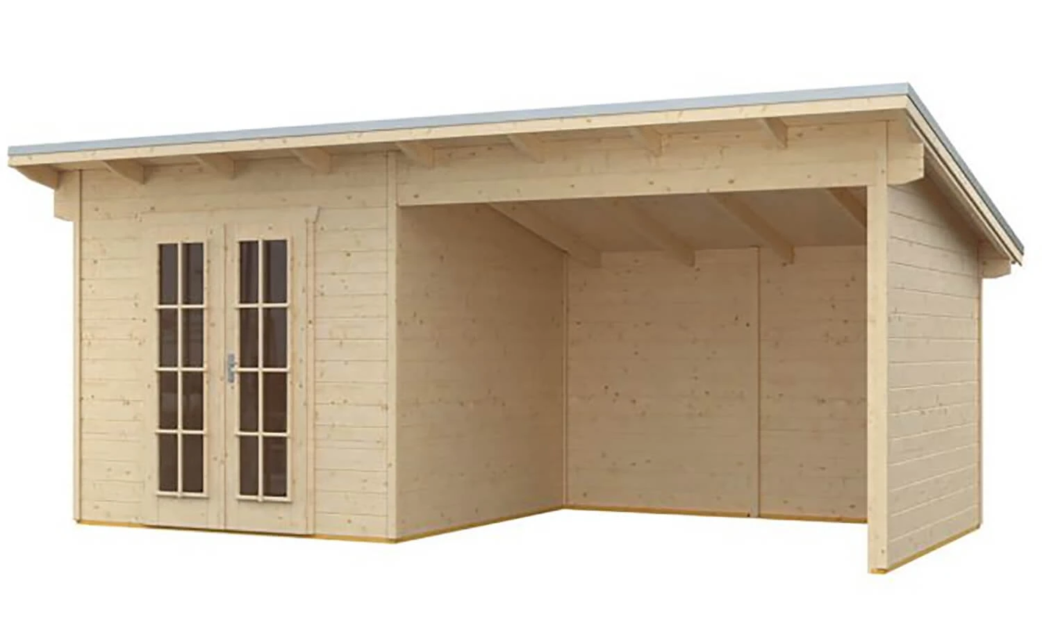 Rowlinson Oasis Garden Cabin In A Natural Finish 4 Rowlinson Oasis Garden Cabin In A Natural Finish - Image 2