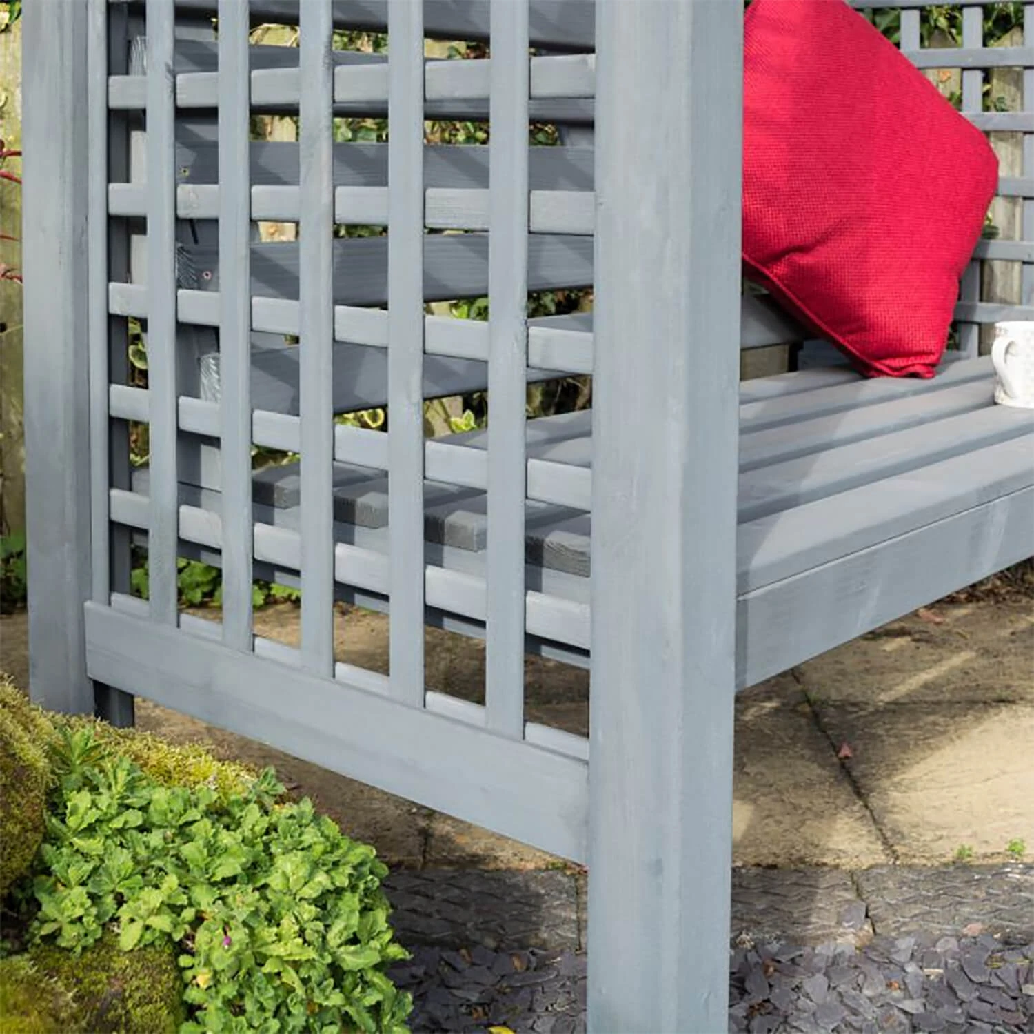 Rowlinson Sorrento Seat In Grey 3 Rowlinson Sorrento Seat In Grey - Image 2