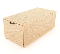 Serenity Weave Cushion Storage Box In Natural