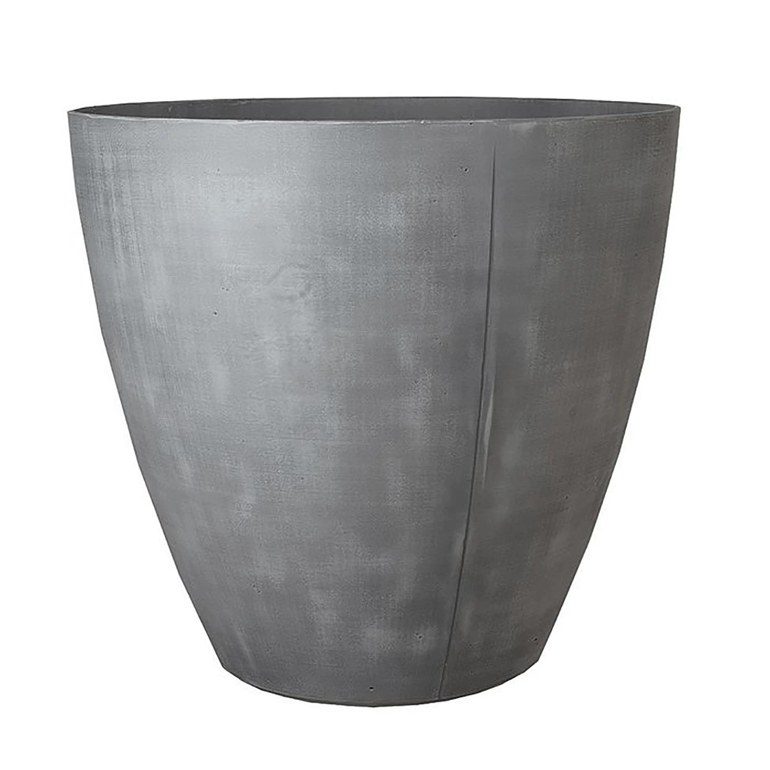 Stewart 40cm Low Round Beton Planter In Dark Grey 4 Stewart 40cm Low Round Beton Planter In Dark Grey - Image 2