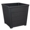 Stewart 40cm Square Taper Planter In Anthracite -Fresh Gardenly Store l stewart taper square