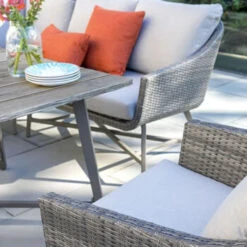 Kettler LaMode Weave Corner Sofa Dining Set -Fresh Gardenly Store lamode corner detail 4 large