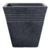 Square Granite Effect Piazza Planter - 40 Cm
