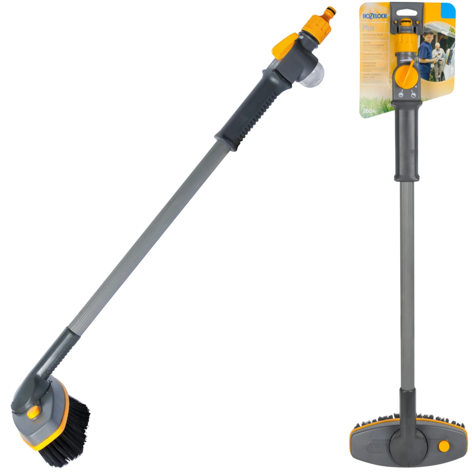 Hozelock Medium Car Brush Plus - 2604 3 Hozelock Medium Car Brush Plus - 2604