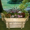 Flat Back Planter With Seat