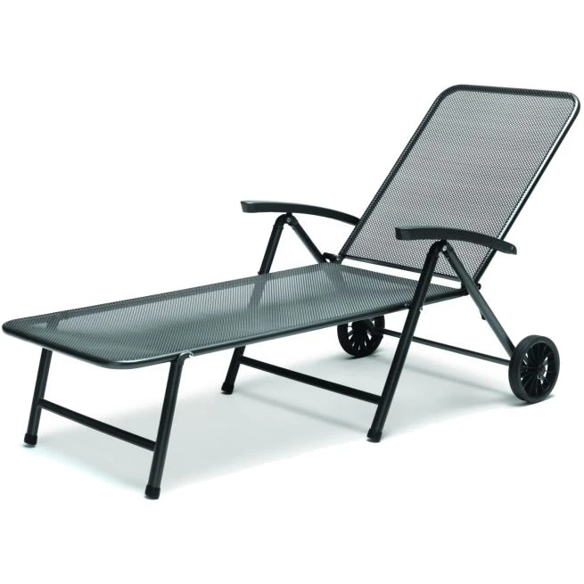 Kettler Novero Sunlounger With Cushion In Slate 4 Kettler Novero Sunlounger With Cushion In Slate - Image 2