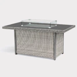 Kettler Palma Right Hand Corner Sofa With Fire Pit - Whitewash -Fresh Gardenly Store palma fire pit table alu slat top ww1400