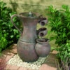 Solar Powered Water Feature - Pitcher Cascade