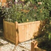Timber Rectangular Planter -Fresh Gardenly Store rowlinson rectangular timber planter small