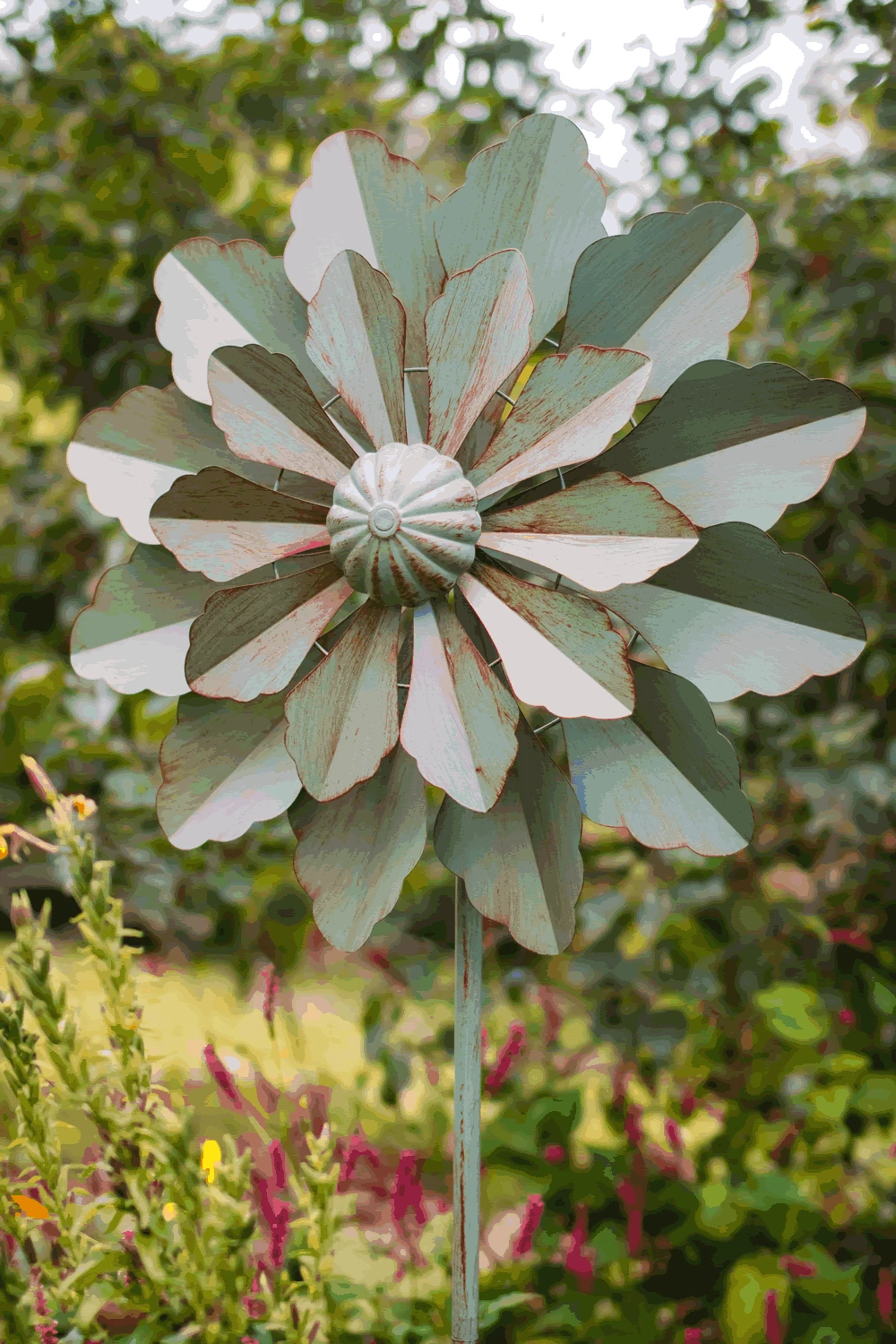 Jonart Versailles Wind Spinner - Verdigris Finish 3 Jonart Versailles Wind Spinner - Verdigris Finish